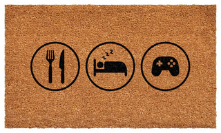 Calloway Mills Eat Sleep Games Doormat , 30"x48"