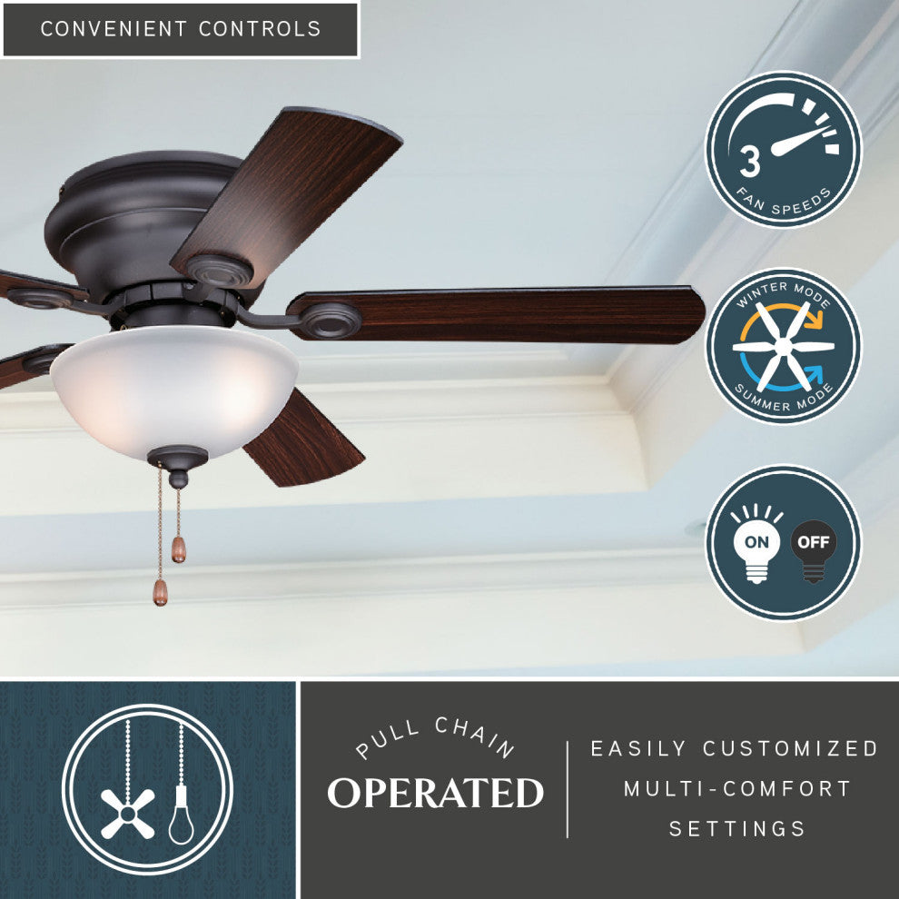 Expo 52" Ceiling Fan, Nobel Bronze