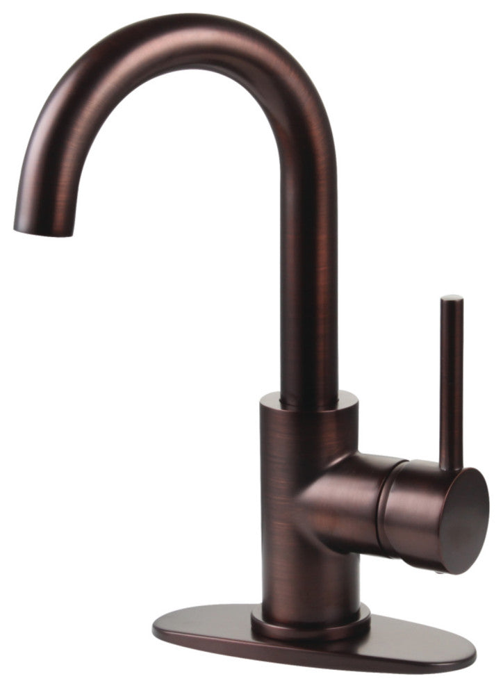LS8435DL Single-Handle Bathroom Faucet With Push Pop-Up, Oil Rubbed Bronze