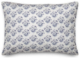Blue Floral Pattern 14x20 Indoor / Outdoor Pillow