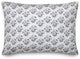 Blue Floral Pattern 14x20 Indoor / Outdoor Pillow
