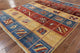 Modern Collection Multicolor Geometric 9'x12' Hand Knotted Wool Area Rug H8814