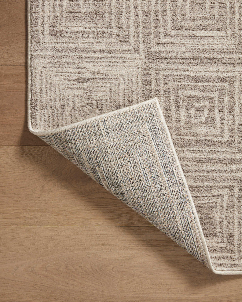 Loloi II Darby Beige / Grey 18" x 18" Sample Rug
