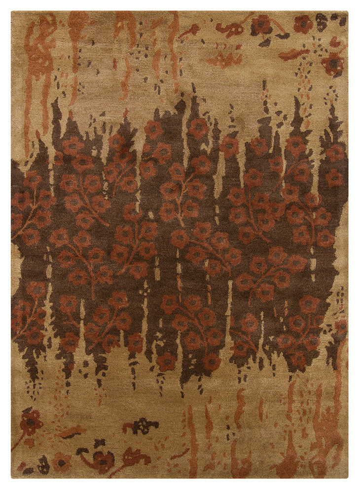 Bajrang Transitional Area Rug, 5''x7''