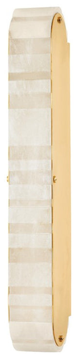 Budapest LED Wall Sconce, Vintage Brass