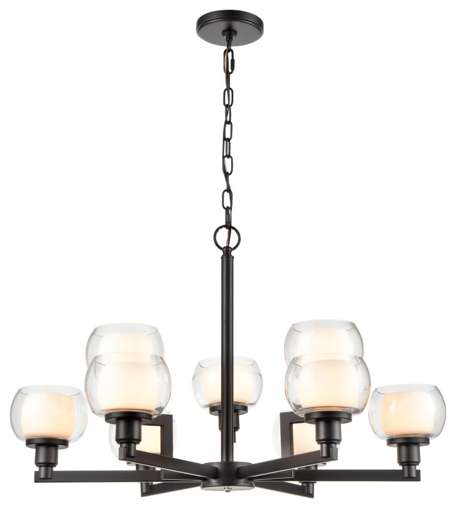 Innovations 330-9CR-BK-CLW-LED 9-Light Chandelier, Black