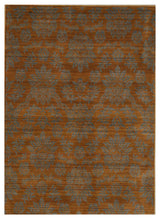 Brown Transitional Floral Himalaya Area Area Rug