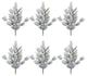 Snowy Mix Pine Spray, 6-Piece Set