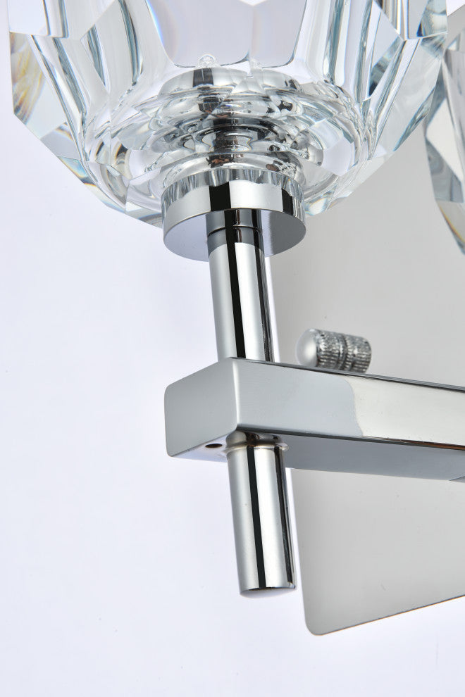 1 Light Wall Sconce, Chrome