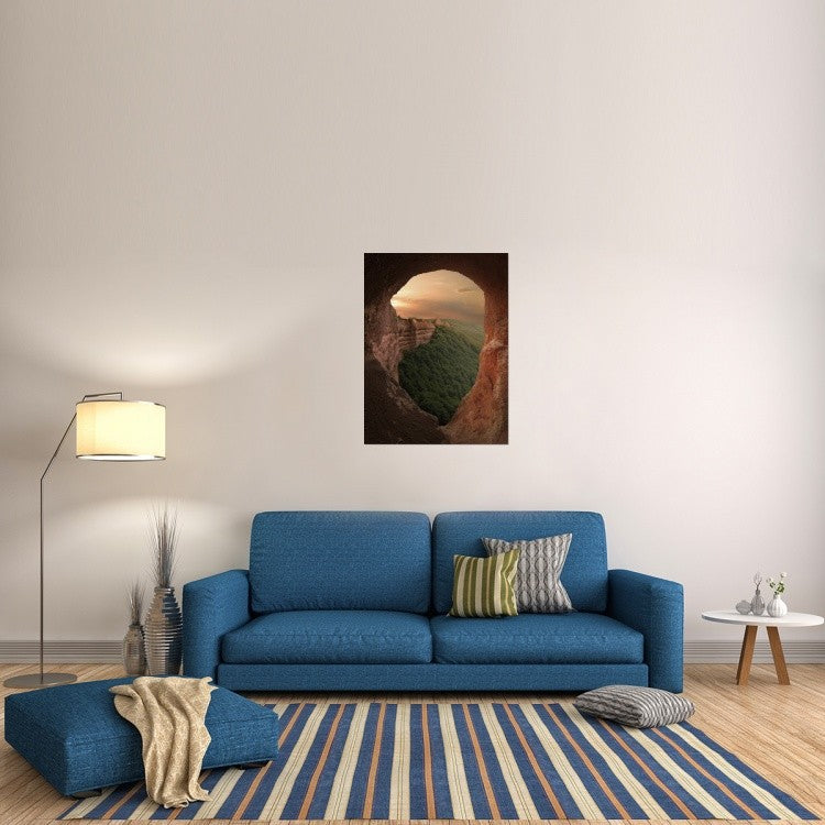 "Slip Down" Stretched Canvas Giclee by Sergio Abevilla, 30x40"
