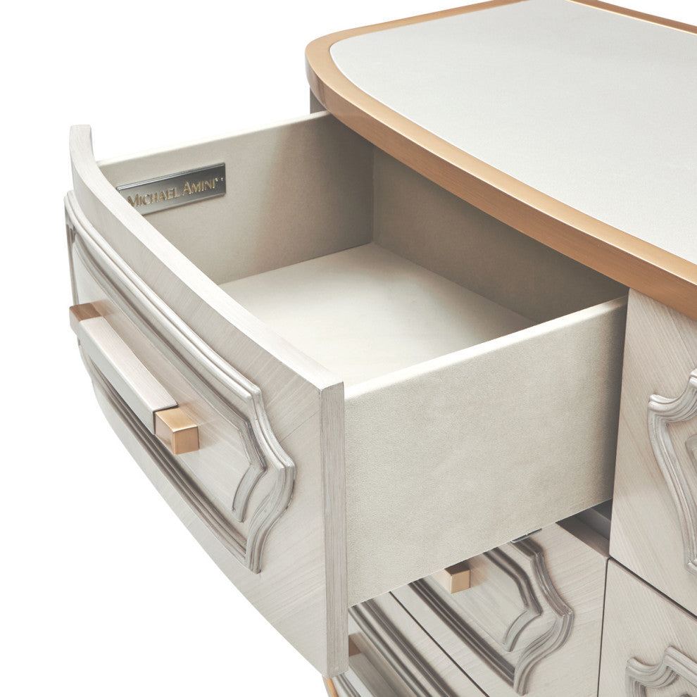St. Charles 9-Drawer Dresser, Dove Gray