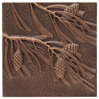 Pinecone Wall Decor, Antique Copper