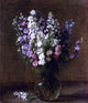 Henri Fantin-Latour Larkspur, 20"x25" Wall Decal Print
