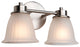 Aspen Creative 62255, Bathroom Vanity 2 Lights Fixture, Brushed Nickel