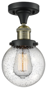 Innovations Lighting 517-1Ch-Bab-G204-6 1 Light 6" Semi-Flush Mount