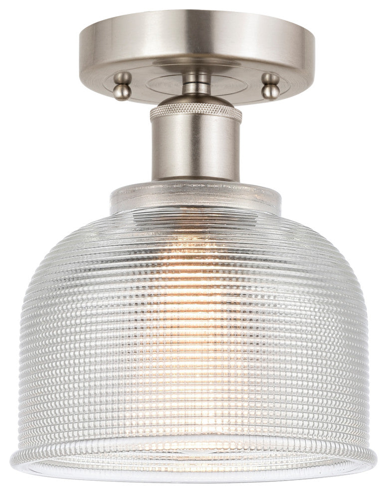 Innovations 616-1F-SN-G412 1 Light 5.5" Flush Mount, Brushed Satin Nickel