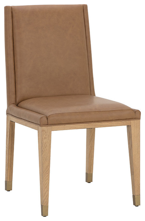 Kalla Dining Chair, Milliken Cognac, Set of 2