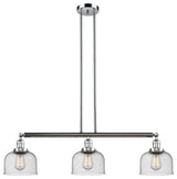 Bell 41", Stem Island Light, Polished Chrome, Seedy Shade