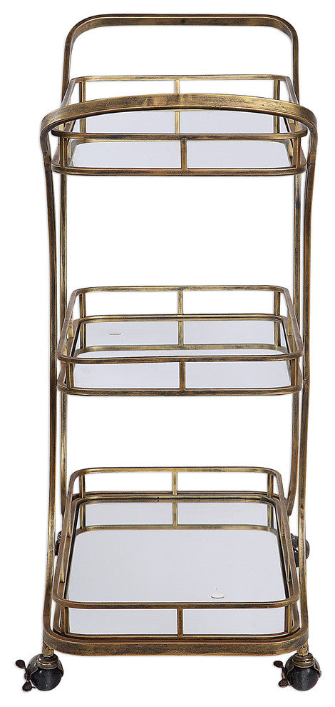 Stassi Gold Serving Cart