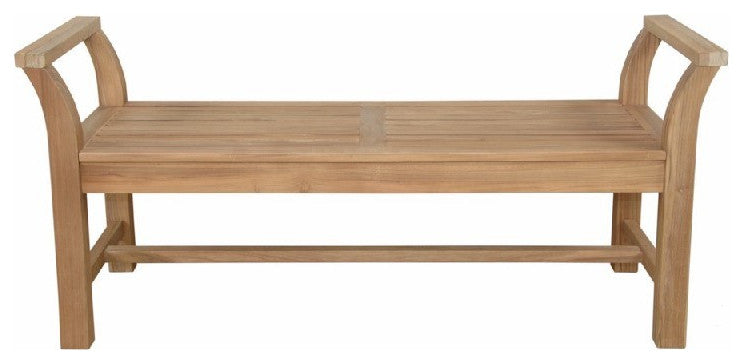 Anderson Teak BH-5721B Sakura Backless Wooden Bench