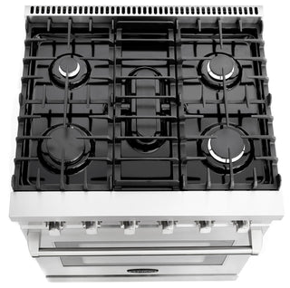 30" Freestanding Range with 5 Gas Sealed Burners & Convection Oven