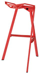 Modern Contemporary Dining Kitchen Stacking Bar Stool Red