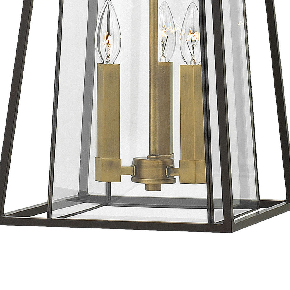 Hinkley Walker Medium Hanging Lantern, Buckeye Bronze