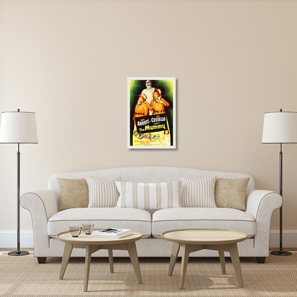 "Abbott & Costello - Meet The Mummy" Canvas by Hollywood Photo Archive, 24x36"