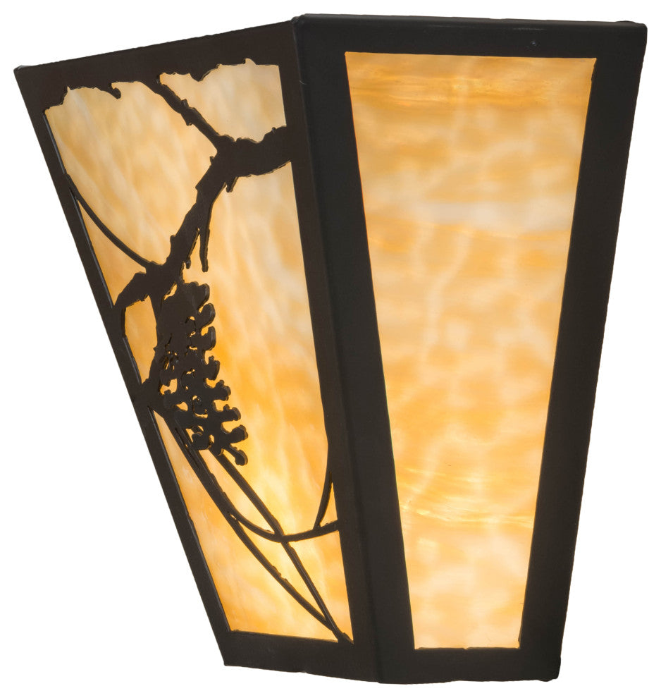 13"W Whispering Pines Wall Sconce