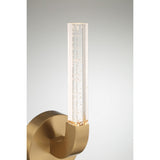 Del Mar 1-Light LED Wall Sconce, Warm Brass by Breegan Jane