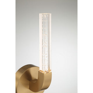 Del Mar 1-Light LED Wall Sconce, Warm Brass by Breegan Jane