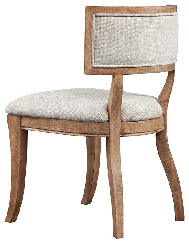 Madison Park Signature Marie Antique Farmhouse Dining Chair, Natural, Set of 2