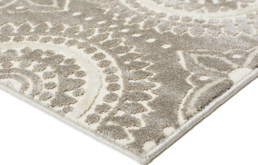 Isleton Area Rug, Gray, 7''10" x 10''