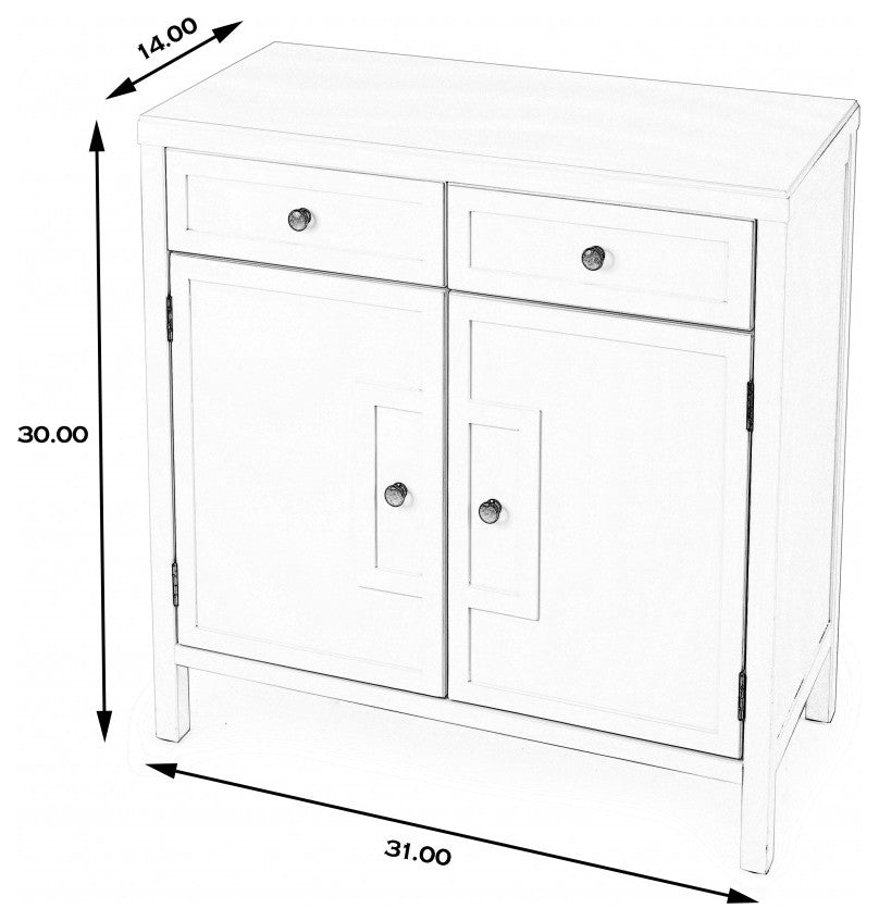 Imperial Green Console Cabinet