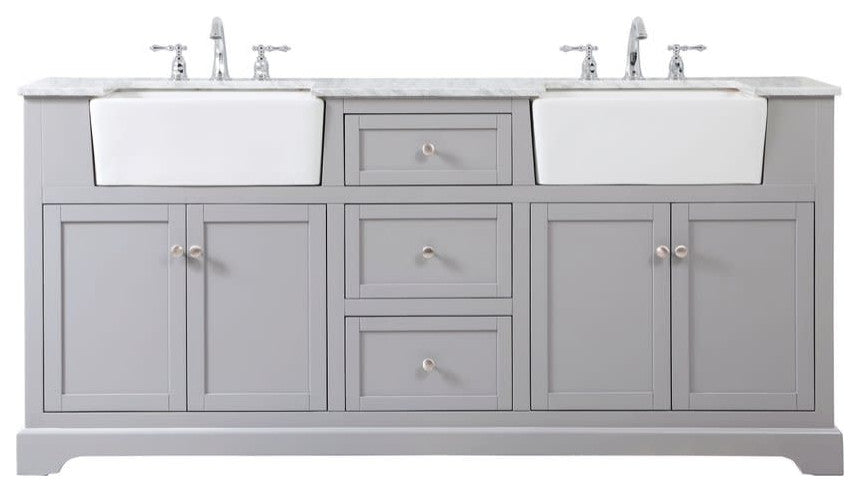 Elegant Lighting VF60272D Franklin 72" - Grey