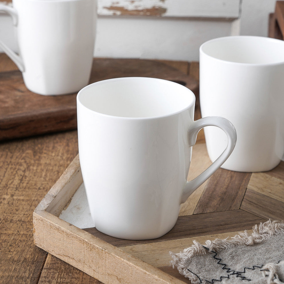 Stone Lain Juliette Bone China 32 Piece Dinnerware Set, White