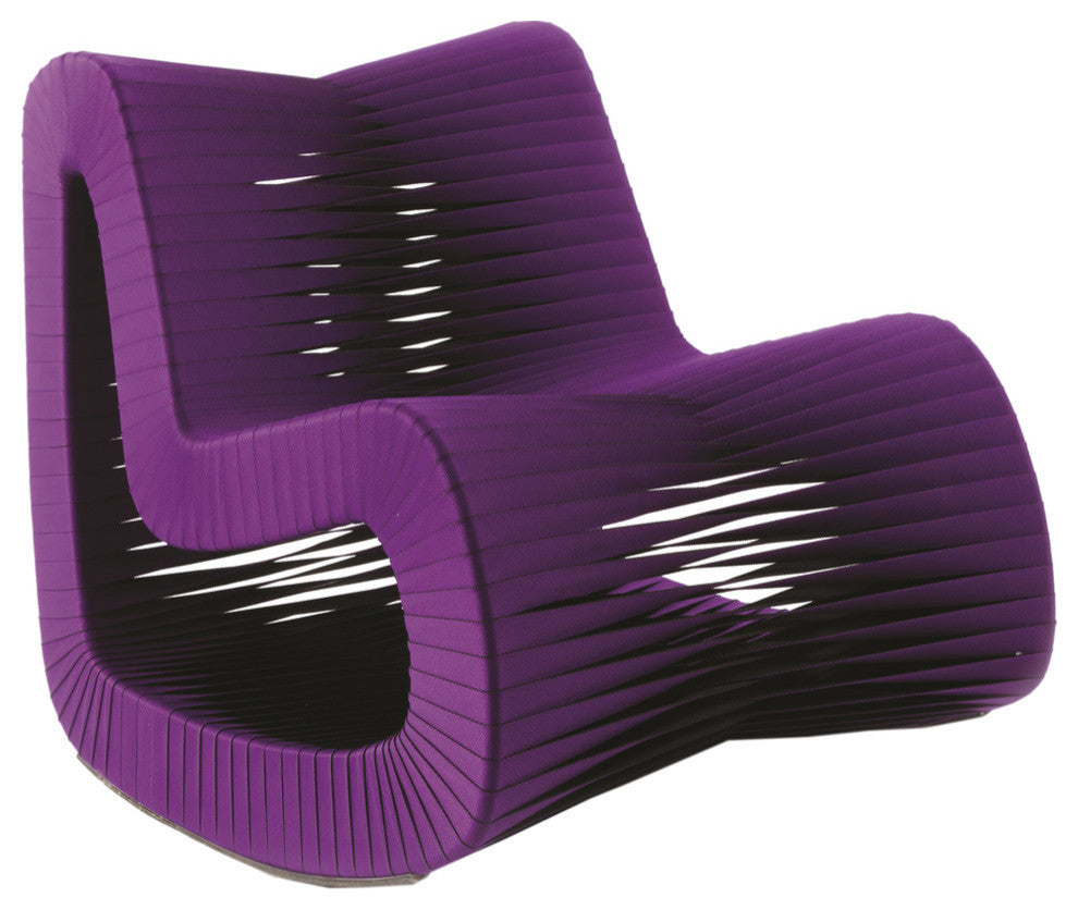 Seat Belt Rocking Chair, Purple