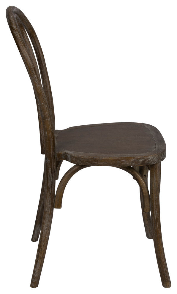 Cafe Bentwood Parisian Dining Chair, Set of 2, Antique Brushed Mocha