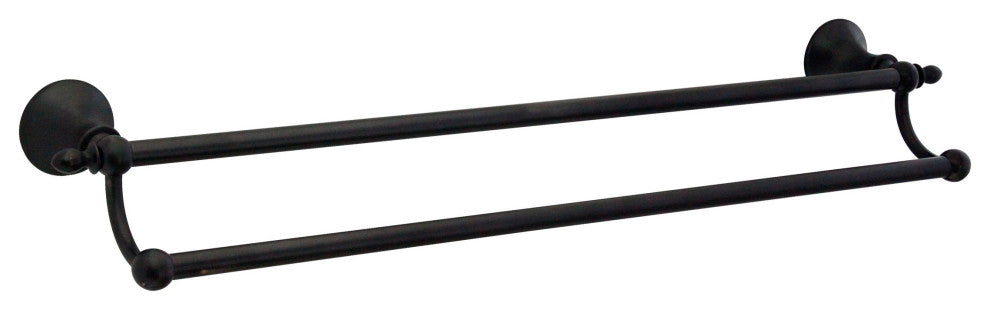 MODONA's 24" Double Towel Bar Antica Series -, Rubbed Bronze