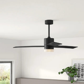 52" 3-Blade LED Ceiling Fan With Remote Control and Light Kit