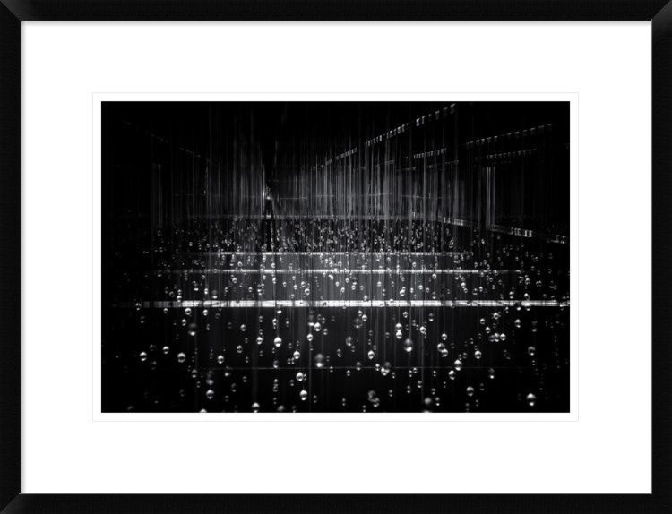 "Frozen Rain" Framed Digital Print by Soo Sing Goh, 26"x20"