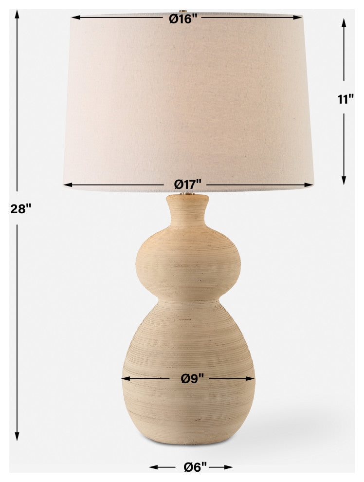 Uttermost Pueblo Fired Clay Table Lamp