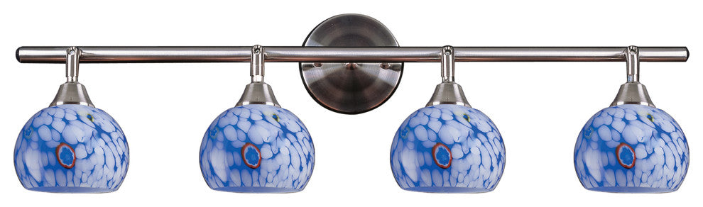 ELK LIGHTING 102-4Bl Mela Collection Wall Sconce Starburst Blue
