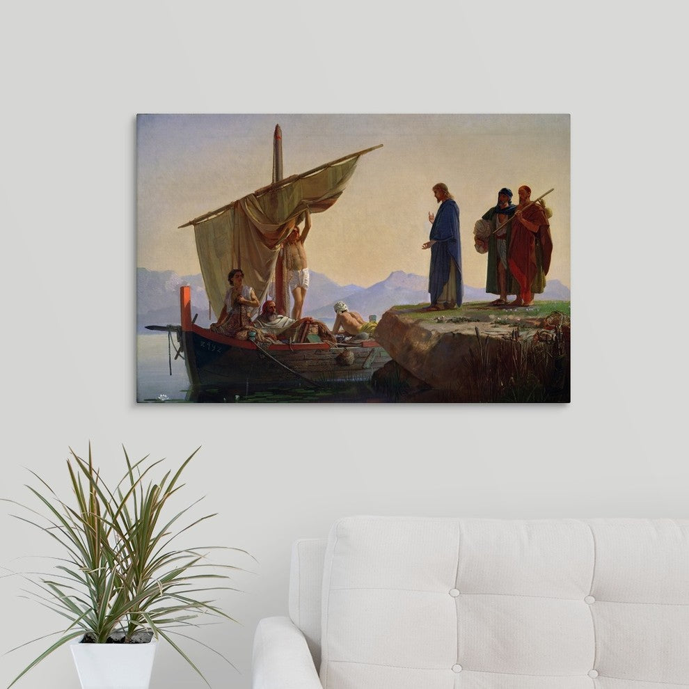 Christ Calling The Apostles James and John 1869 Wrapped Canvas Art Pr