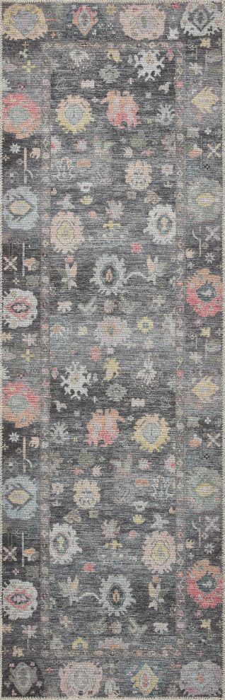 Loloi II Elysium Charcoal / Multi 2'-3" x 3'-9" Accent Rug