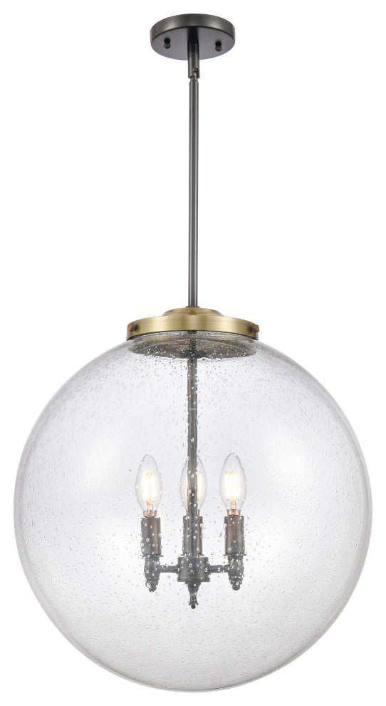 INNOVATIONS 221-3S-BAB-G204-18 3-Light Pendant Black Antique Brass