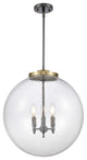 INNOVATIONS 221-3S-BAB-G204-18 3-Light Pendant Black Antique Brass