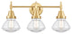 Innovations 447-3W-SG-G322-LED 3-Light Bath Vanity Light, Satin Gold
