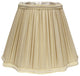 18" Pearl Gray Slanted Fancy Square Shantung Lampshade