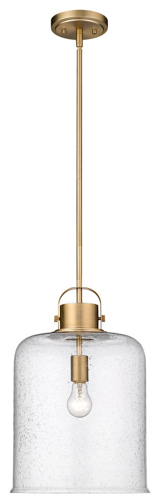 Zlite 340P12-HG 1-Light Pendant, Clear Seeded
